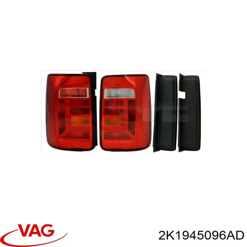 Lanterna traseira direita VAG 2K1945096AD preço, a partir de 111,85 USD