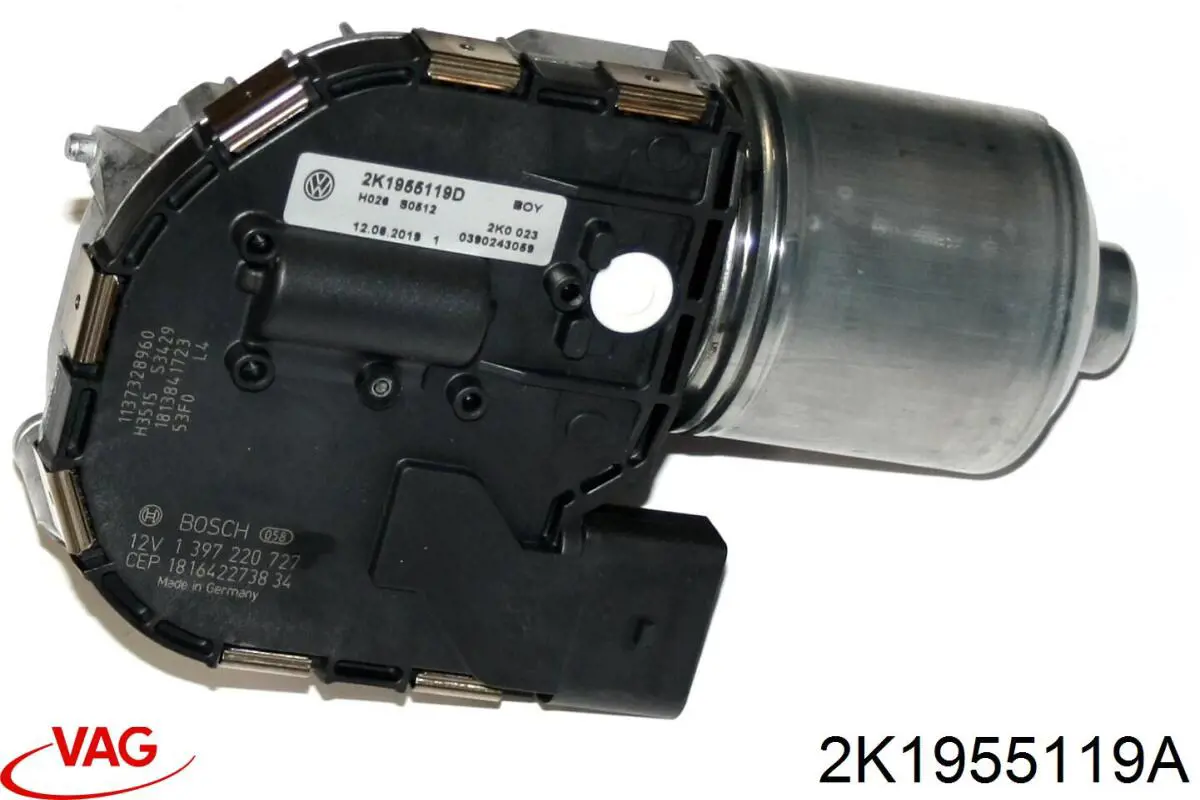 Motor de limpador pára-brisas do pára-brisas VAG 2K1955119A preço, a partir de 73,21 USD