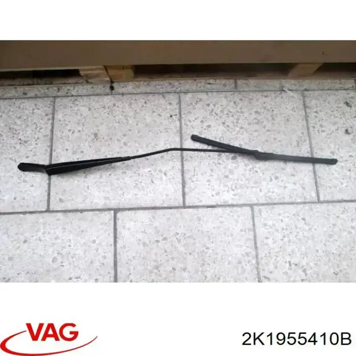 2K1955410B VAG Braço de limpa-pára-brisas do pára-brisas