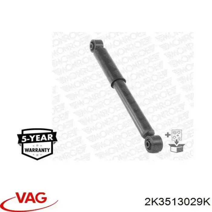 Amortecedor traseiro VAG 2K3513029K preço, a partir de 60,38 USD