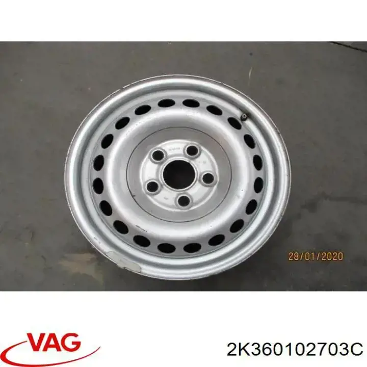Discos de roda de aço (estampados) VAG 8P060102703C preço, a partir de 151,57 USD