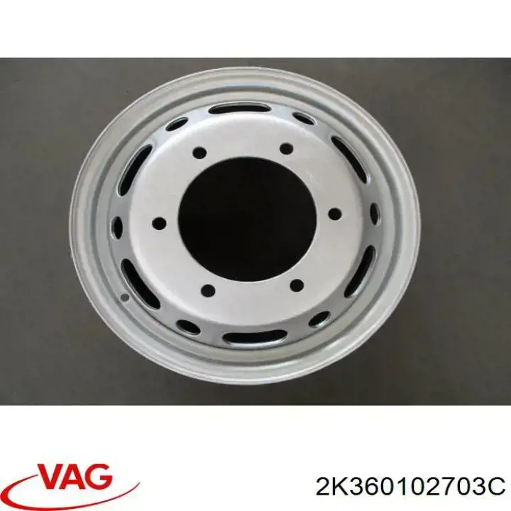 Compre 8P060102703C VAG Discos de roda de aço (estampados)