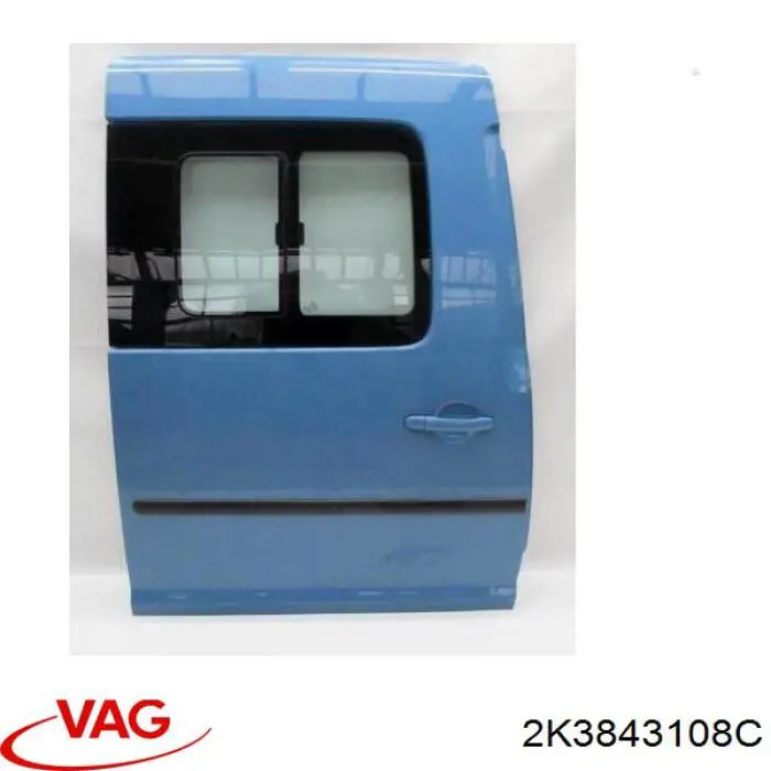 Porta lateral (deslizante) direita VAG 2K3843108C preço, a partir de 515,88 USD