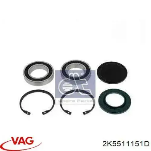 2K5511151D VAG Suspensão de lâminas traseiro
