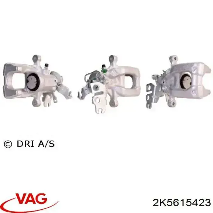 Suporte do freio traseiro esquerdo VAG 2K5615423 preço, a partir de 117,60 USD