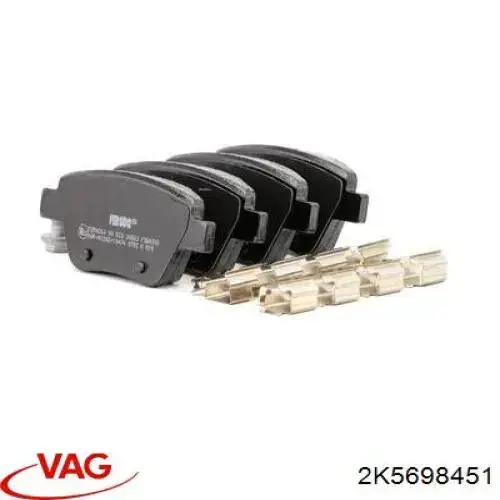 Sapatas do freio traseiras de disco VAG 2K5698451 preço, a partir de 33,45 USD