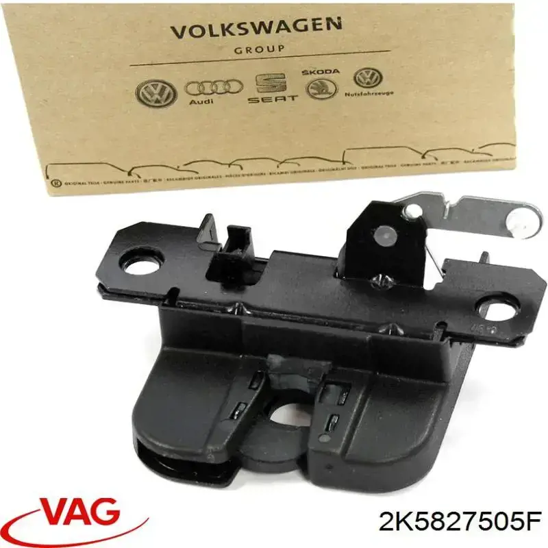 2K5827505F VAG Fecho inferior da porta traseira esquerda batente