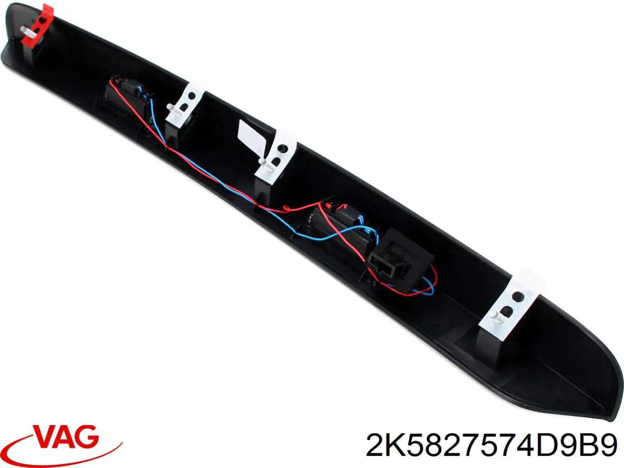 Placa sobreposta de porta-malas (de 3ª/5ª porta traseira) VAG 2K5827574D9B9 preço, a partir de 136,10 USD