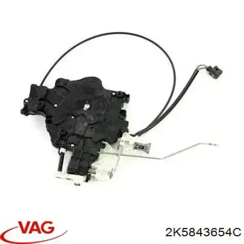 Fecho da porta lateral deslizante direita VAG 2K5843654C preço, a partir de 280,91 USD