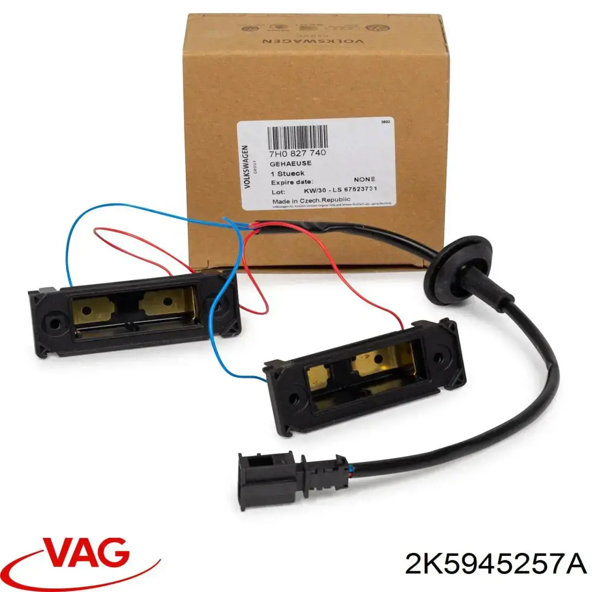 Compre 2K5945257A VAG Painel de fixação das luzes traceiras