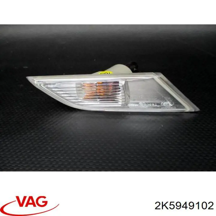 2K5949102 VAG Luz intermitente no pára-lama direito