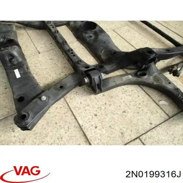 2N0199316J VAG Viga de suspensão dianteira (plataforma veicular)