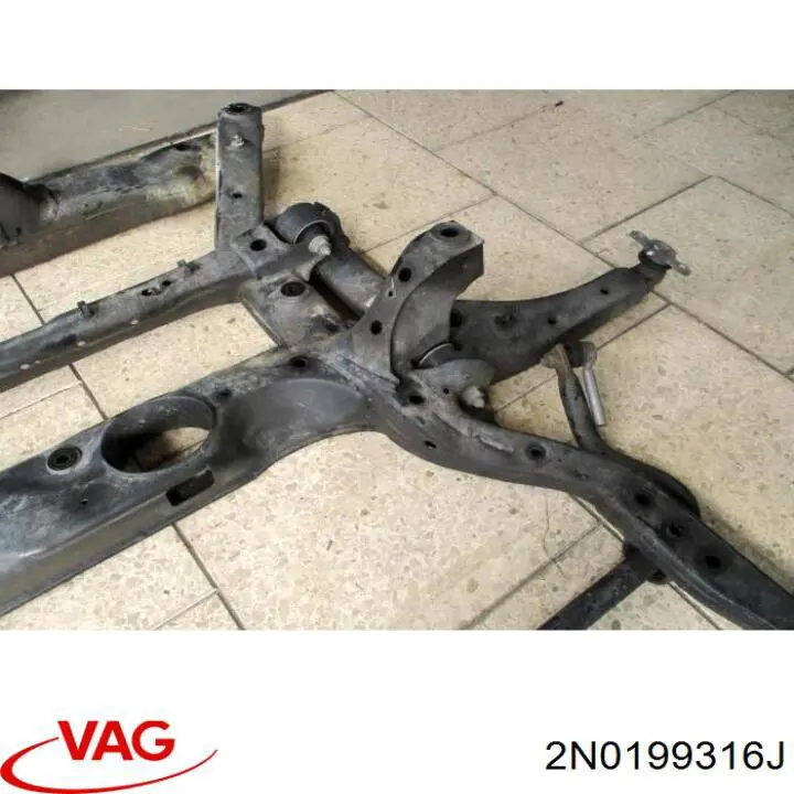 Viga de suspensão dianteira (plataforma veicular) VAG 2N0199316J preço, a partir de 952,56 USD