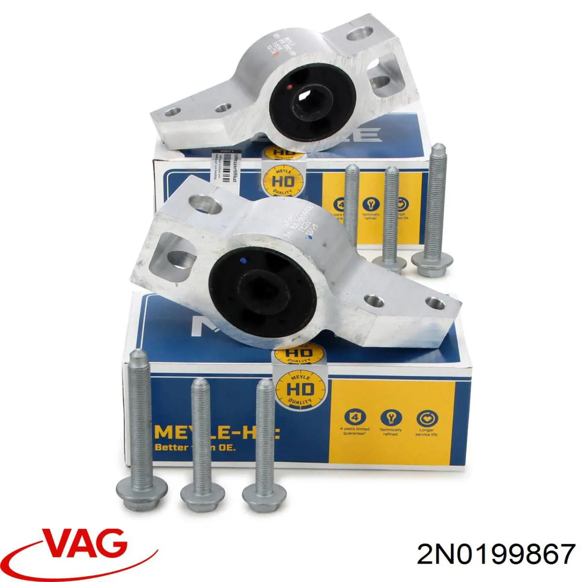 Bloco silencioso (coxim) de viga dianteira (de plataforma veicular) VAG 2N0199867 preço, a partir de 68,17 USD