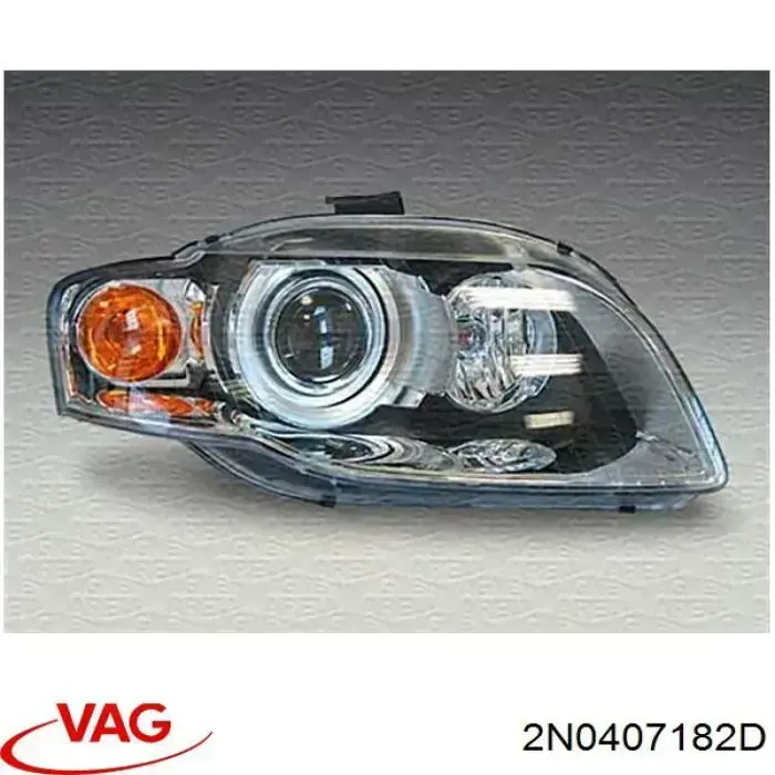 2N0407182D VAG Bloco silencioso dianteiro do braço oscilante inferior
