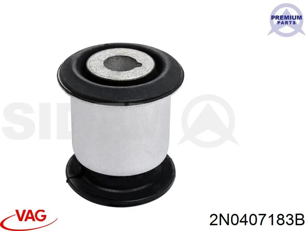 Compre 2N0407183A VAG Bloco silencioso dianteiro do braço oscilante inferior