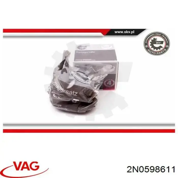 Cubo traseiro VAG 2N0598611 preço, a partir de 146,81 USD