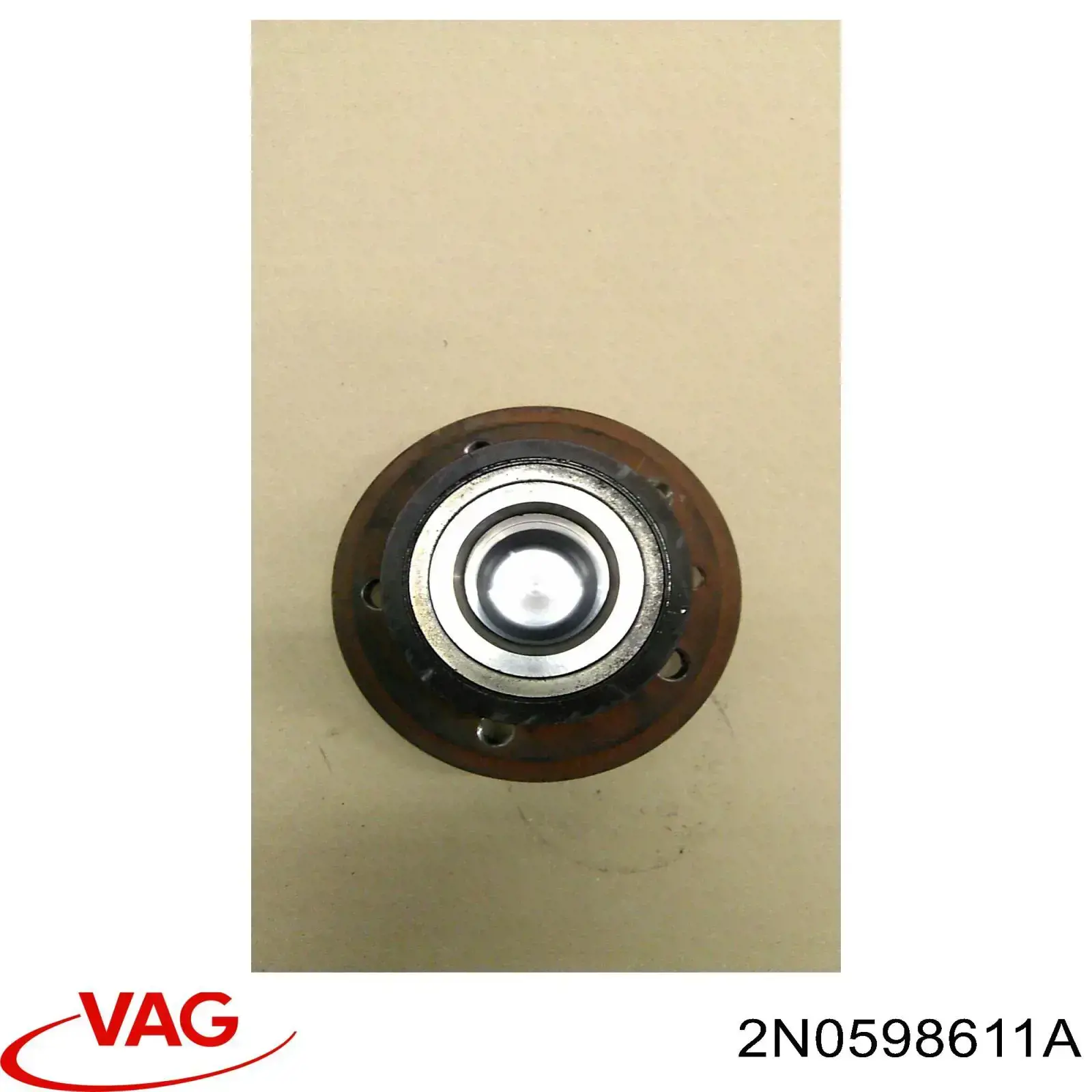 2N0598611A VAG Cubo traseiro