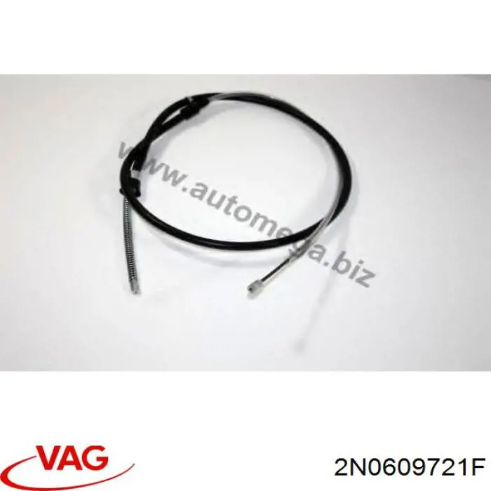 Cabo traseiro direito/esquerdo do freio de estacionamento VAG 2N0609721F preço, a partir de 33,96 USD