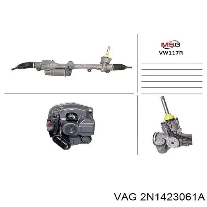 2N1423061H VAG Cremalheira da direção
