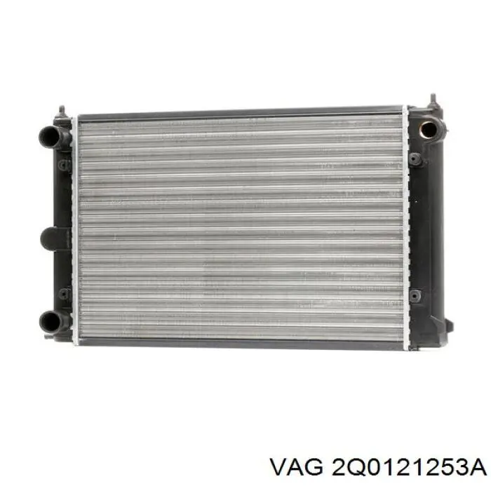 2Q0121253P VAG Radiador de esfriamento de motor