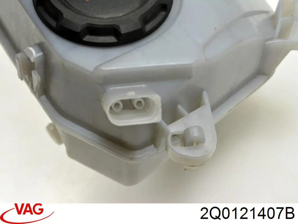 2Q0121407B VAG Tanque de expansão do sistema de esfriamento