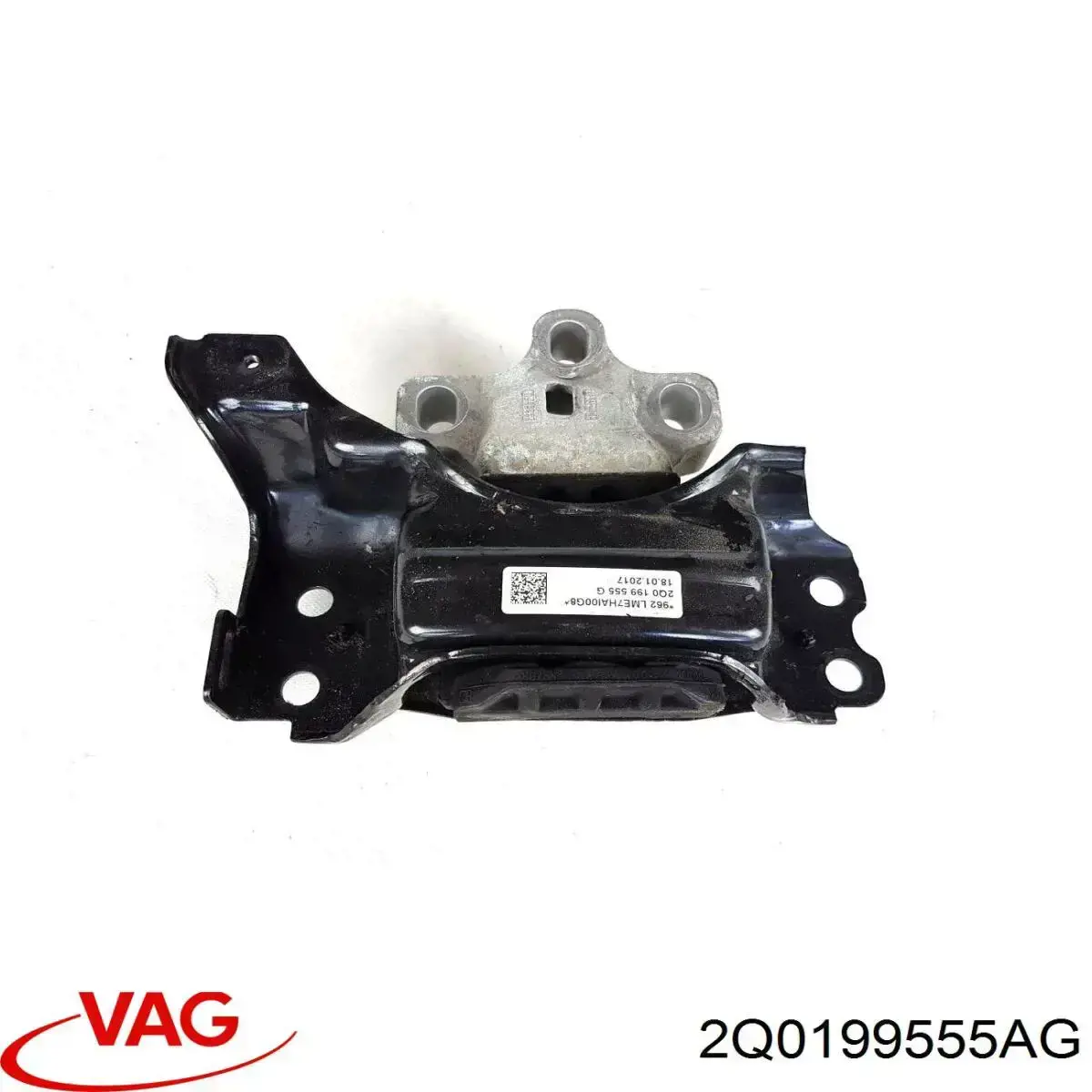 2Q0199555AG VAG Coxim (suporte) esquerdo de motor