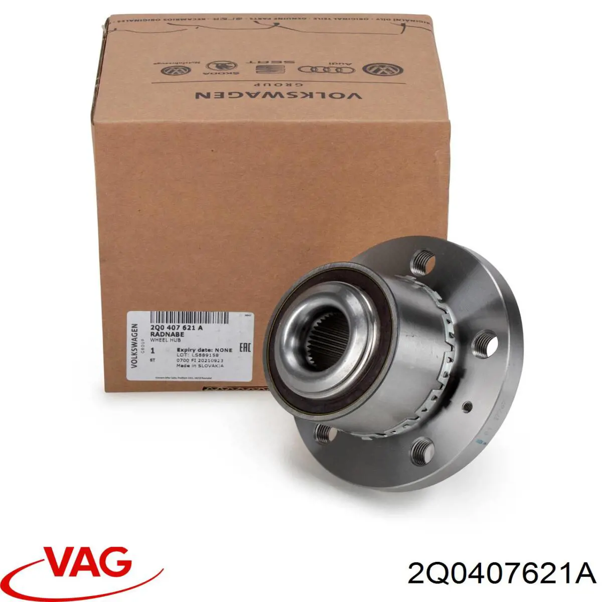 2Q0407621A VAG Cubo dianteiro