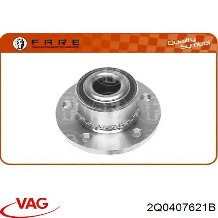 2Q0407621B VAG Cubo dianteiro