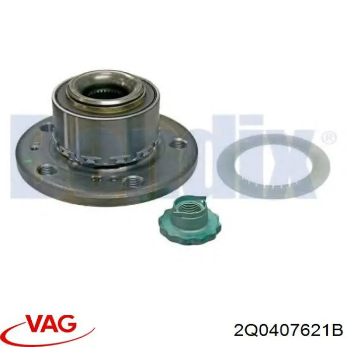 Cubo dianteiro VAG 2Q0407621B preço, a partir de 57,00 USD