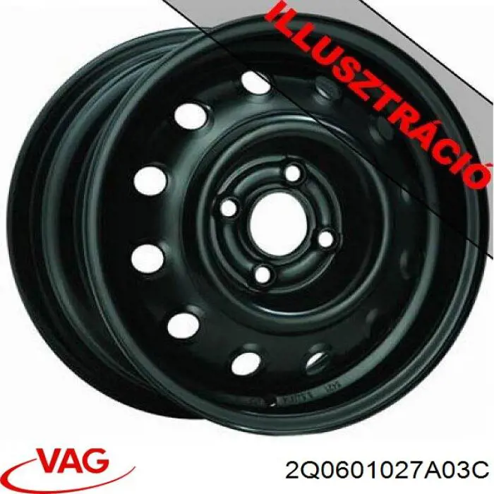 Discos de roda de aço (estampados) VAG 2Q0601027AG03C preço, a partir de 95,91 USD