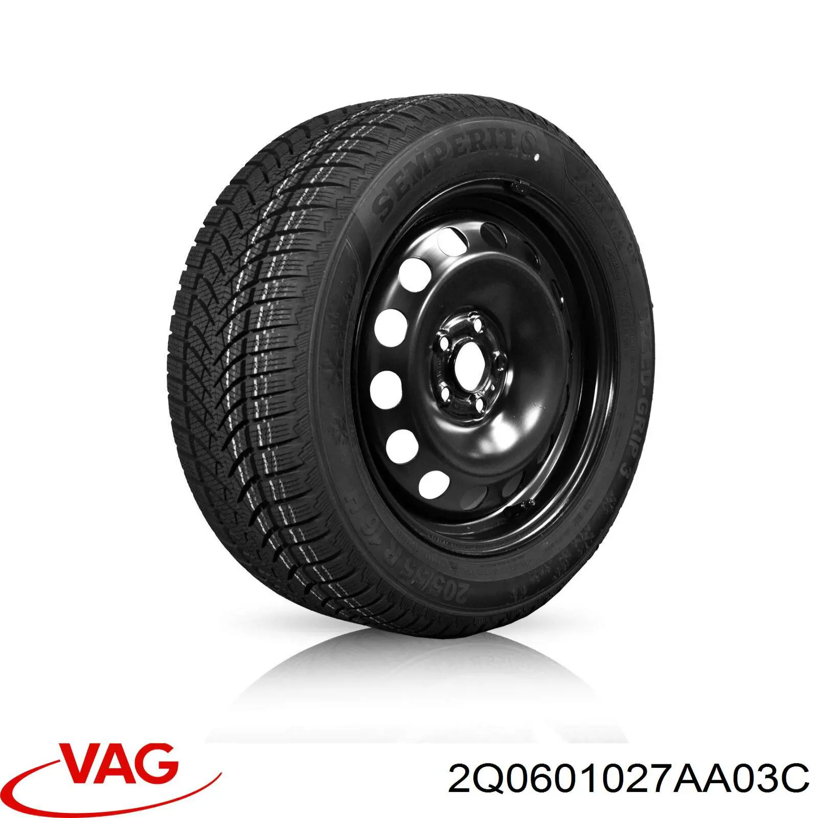 Compre 2Q0601027AA03C VAG Discos de roda de aço (estampados)