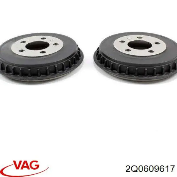 Tambor do freio traseiro VAG 2Q0609617 preço, a partir de 56,37 USD