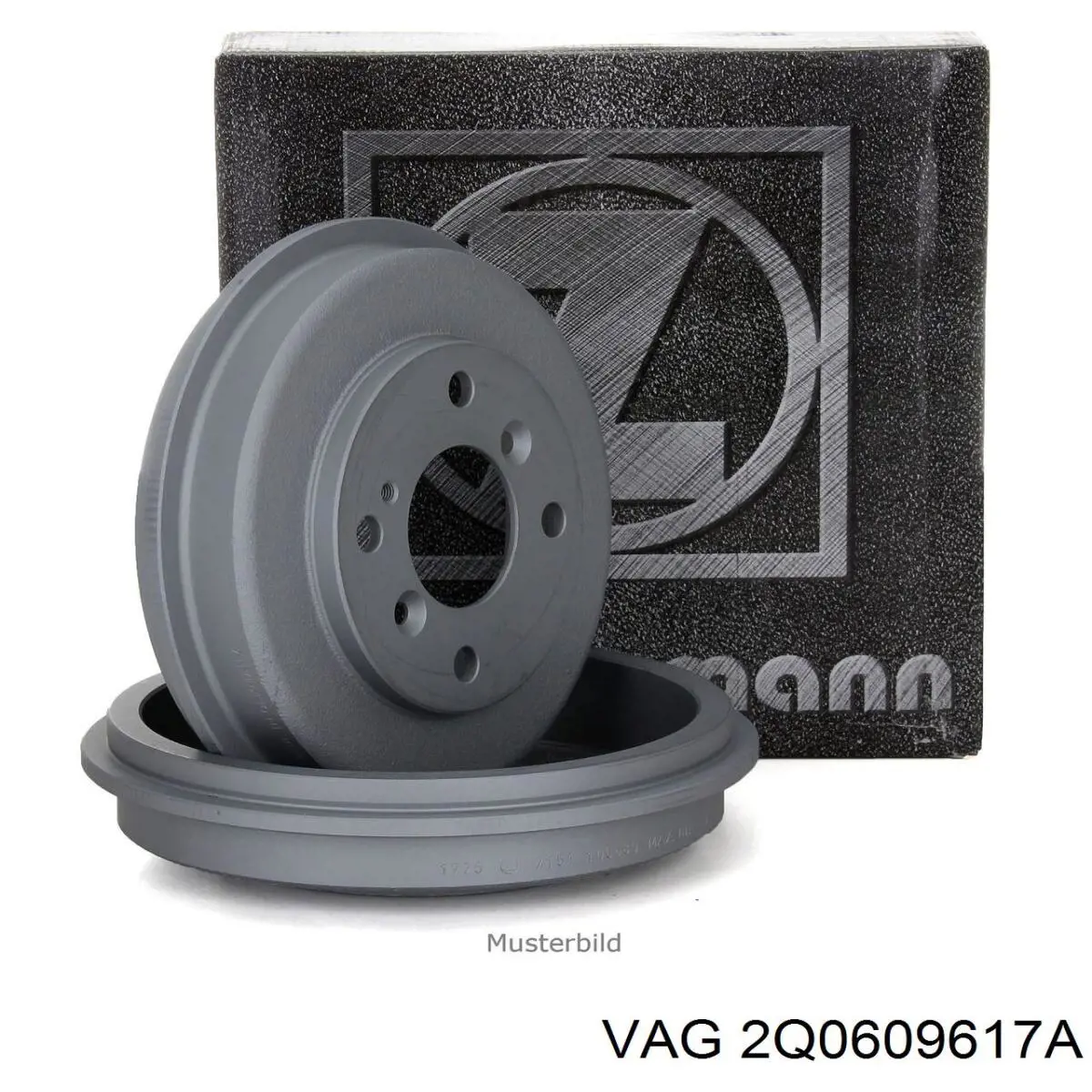 Tambor do freio traseiro VAG 2Q0609617A preço, a partir de 66,46 USD
