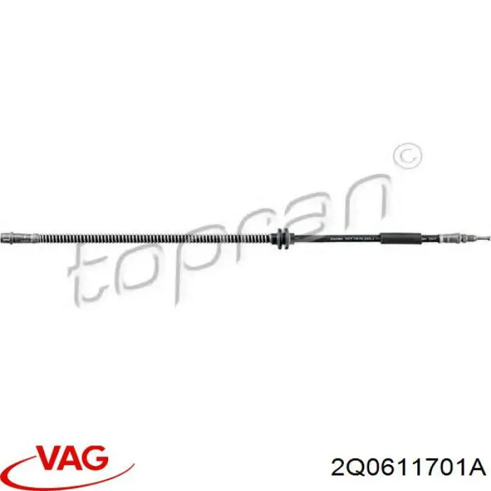 Compre 2Q0611701A VAG Mangueira do freio dianteira