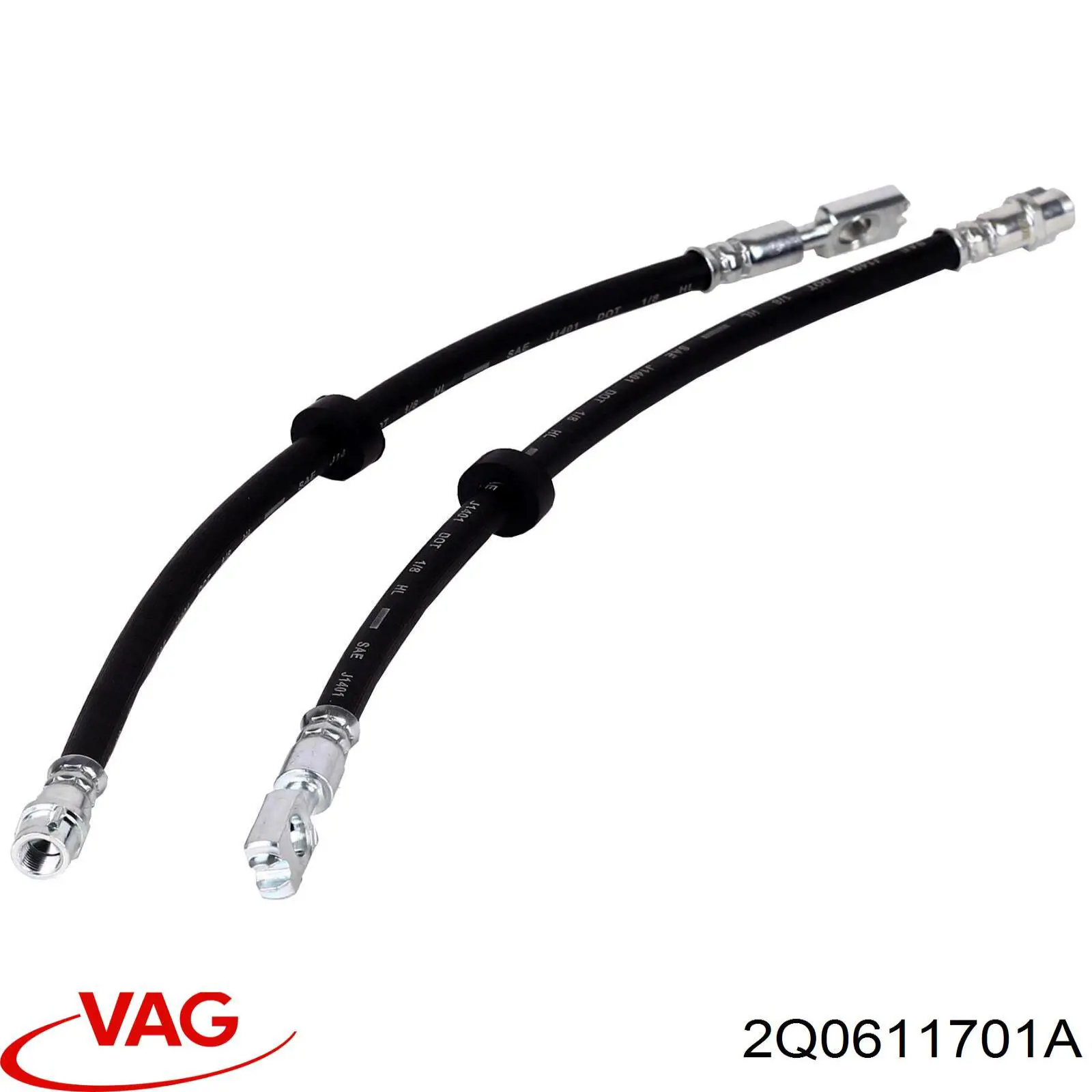Mangueira do freio dianteira VAG 2Q0611701A preço, a partir de 33,87 USD