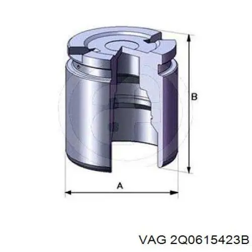 Suporte do freio traseiro esquerdo VAG 2Q0615423B preço, a partir de 150,34 USD
