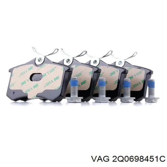 Sapatas do freio traseiras de disco VAG 2Q0698451C preço, a partir de 19,57 USD