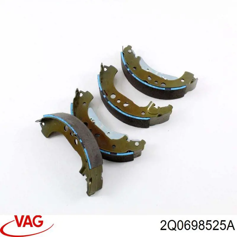 Sapatas do freio traseiras de tambor VAG 2Q0698525A preço, a partir de 66,62 USD