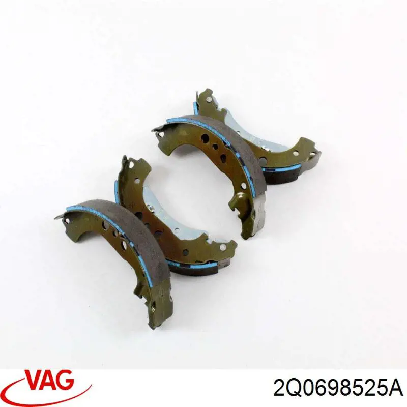 Compre 2Q0698525A VAG Sapatas do freio traseiras de tambor