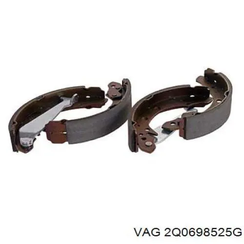 Compre 2Q0698525C VAG Sapatas do freio traseiras de tambor