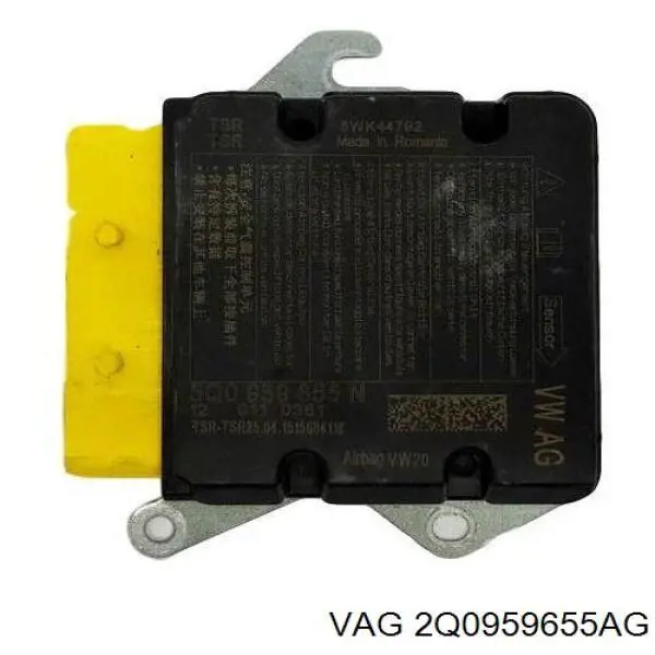 Módulo processador de controlo da bolsa de ar (Centralina eletrônica AIRBAG) VAG 2Q0959655AJ preço, a partir de 577,55 USD