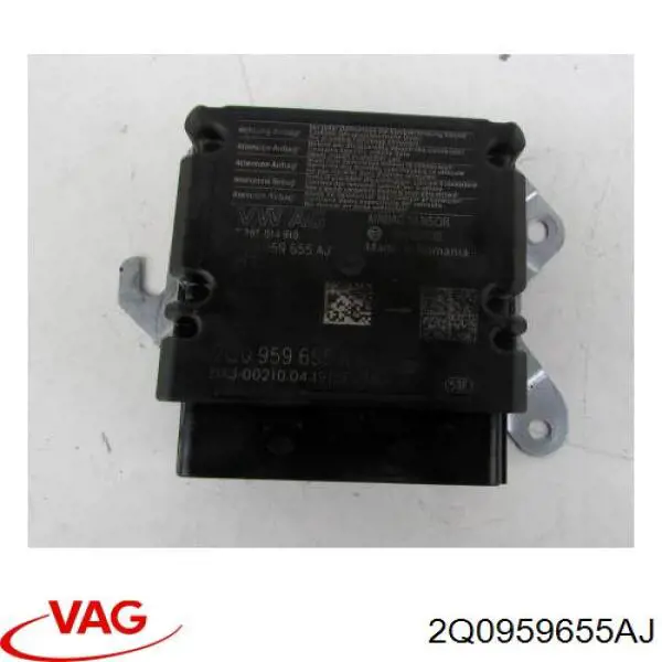 Módulo processador de controlo da bolsa de ar (Centralina eletrônica AIRBAG) VAG 2Q0959655AP preço, a partir de 796,59 USD