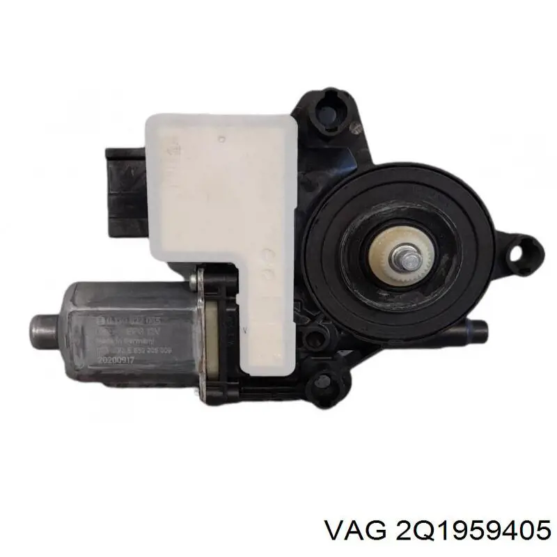 2Q1959881B VAG Motor de acionamento de vidro da porta dianteira esquerda