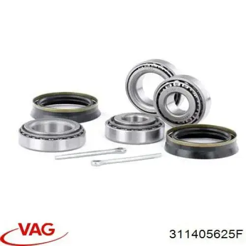 Compre 311405625F VAG Rolamento interno de cubo traseiro