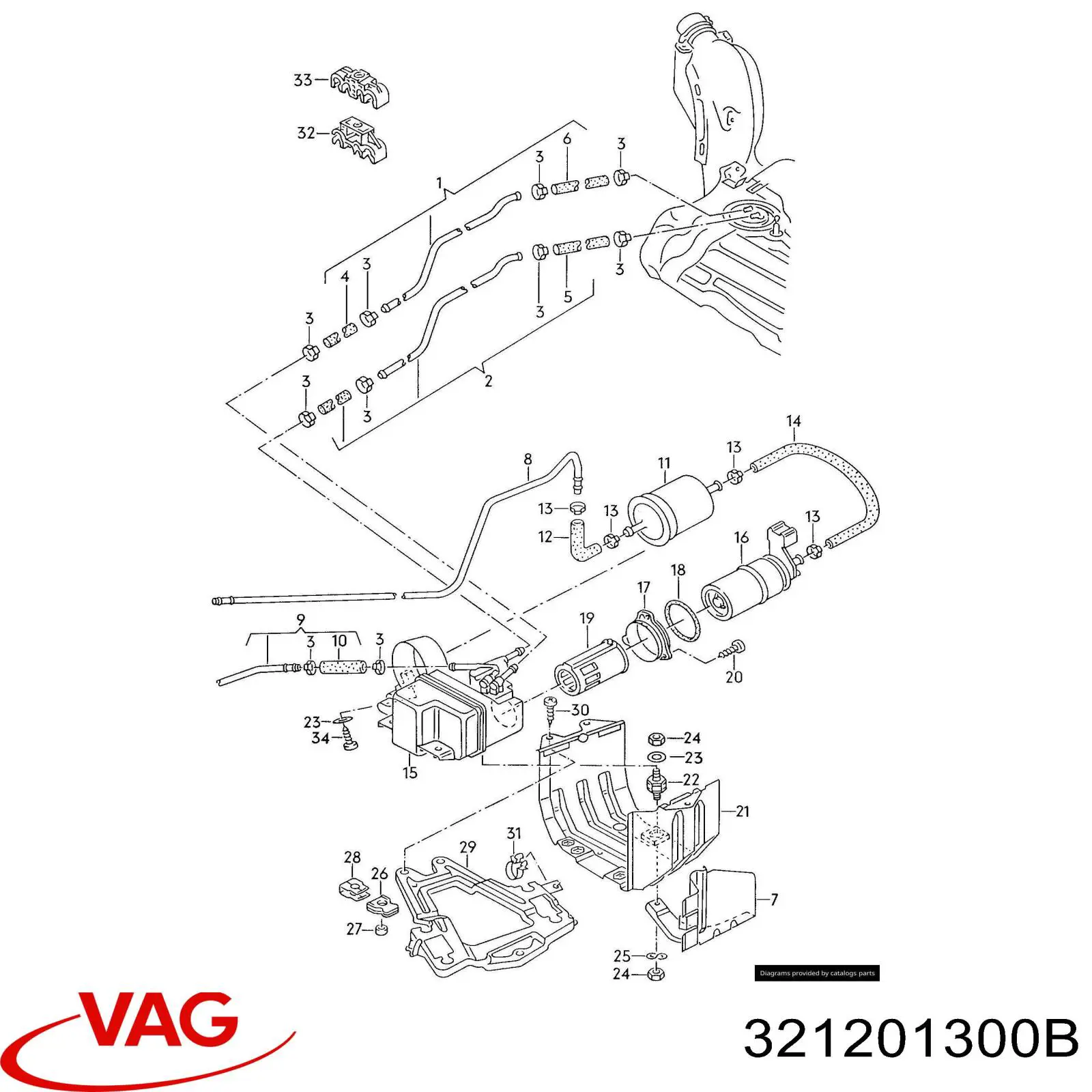  VAG 321201300B preço, a partir de 35,49 USD