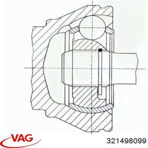 Compre Junta homocinética externa dianteira Audi 80 