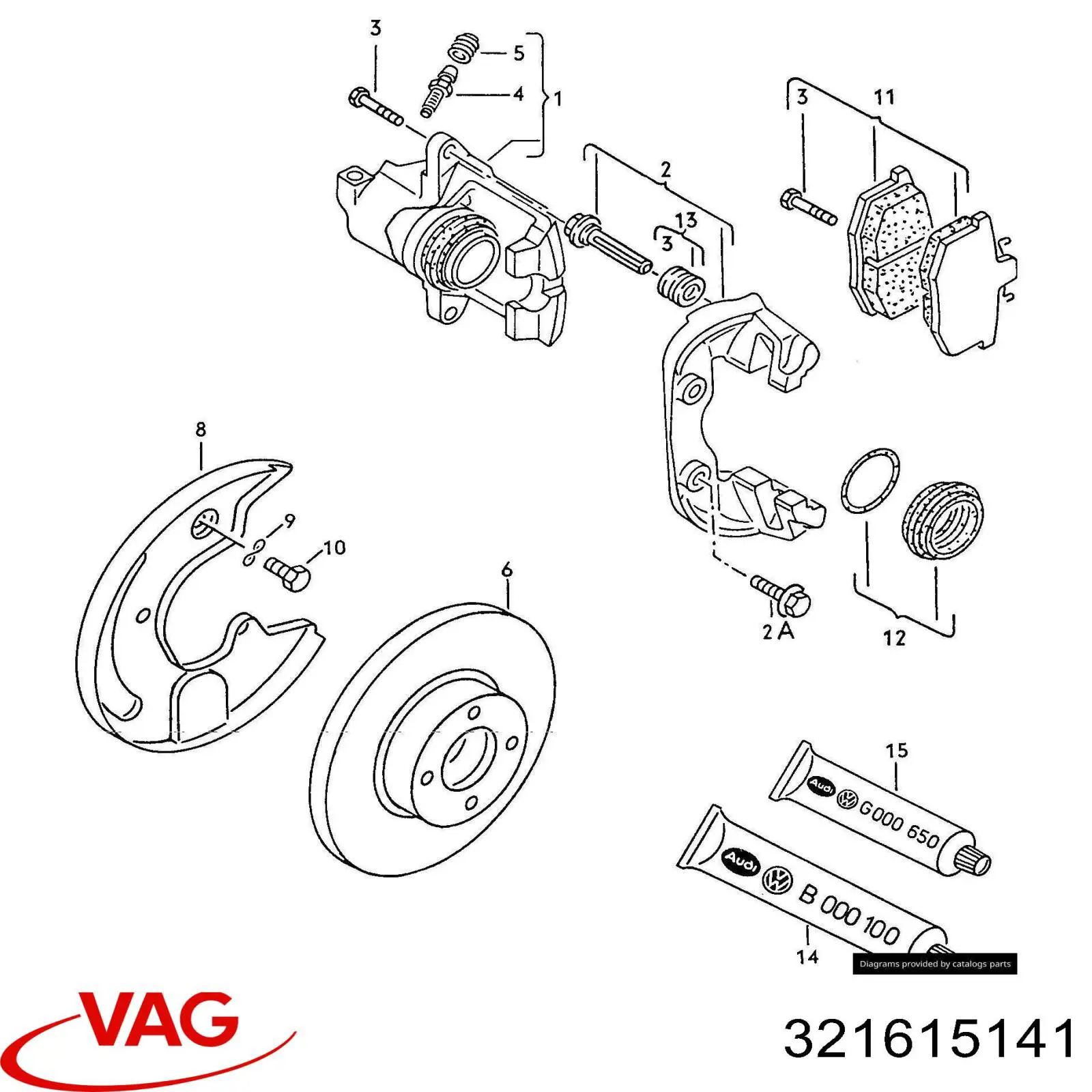  VAG 321615141 preço, a partir de 1,64 USD