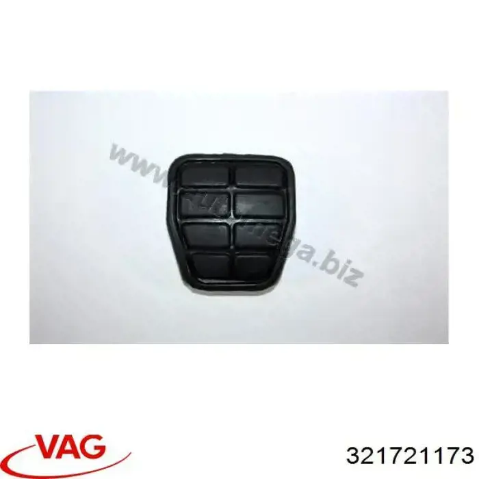 321721173 VAG Placa sobreposta de pedal de embraiagem
