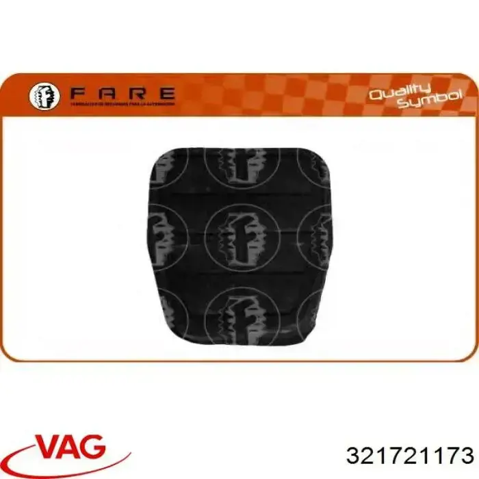Placa sobreposta de pedal de embraiagem VAG 321721173 preço, a partir de 1,56 USD